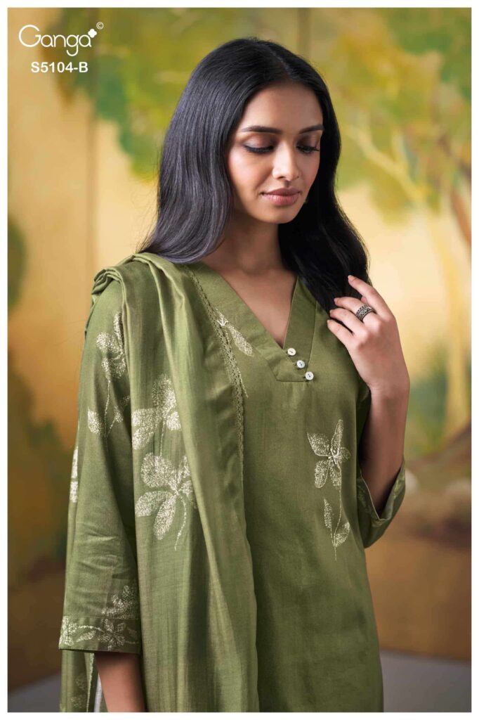 My Fashion Road Ganga Fashion Saidnya Fancy Cotton Satin Suit | S5104 – B My Fashion Road Ganga Fashion Saidnya Fancy Cotton Satin Suit | S5104 – B
