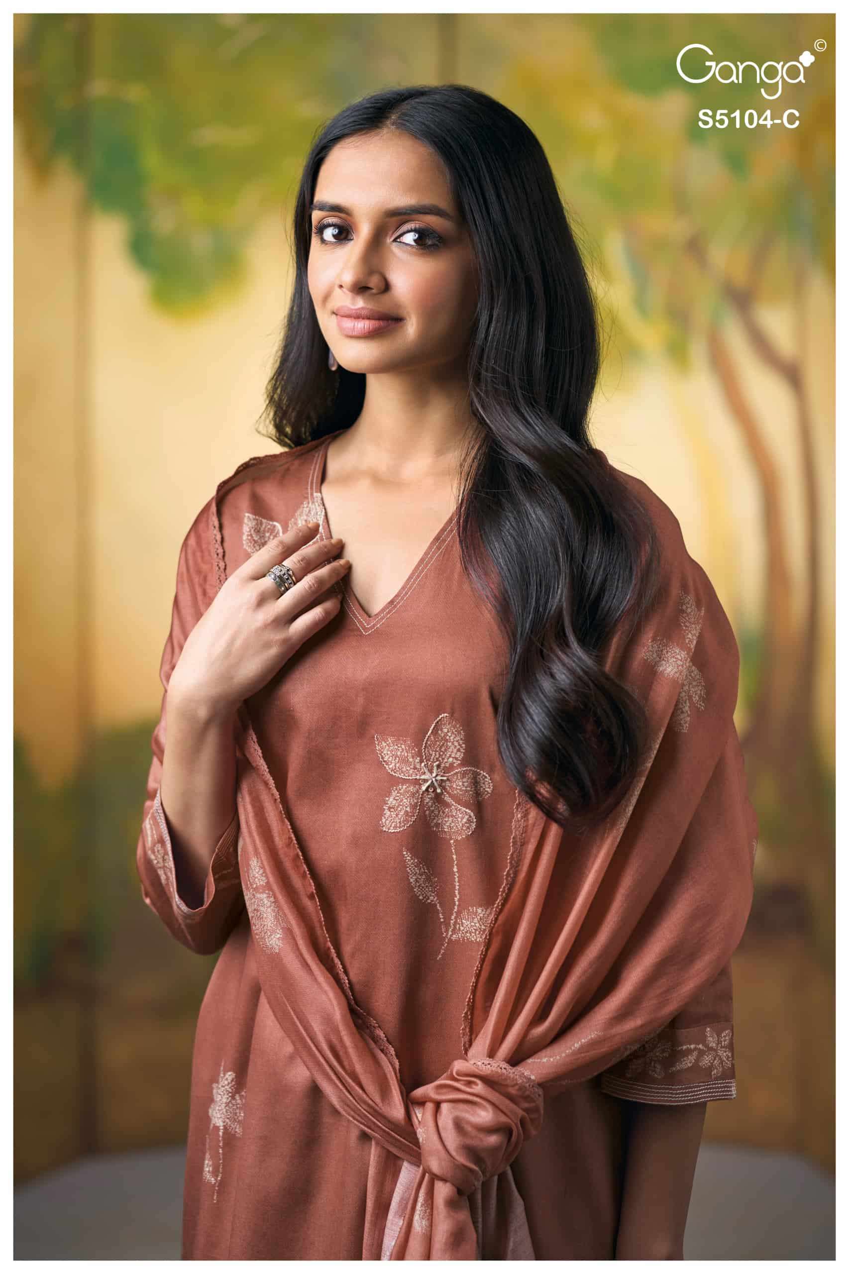 My Fashion Road Ganga Fashion Saidnya Fancy Cotton Satin Suit | S5104 – C My Fashion Road Ganga Fashion Saidnya Fancy Cotton Satin Suit | S5104 – C