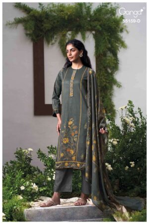 My Fashion Road Ganga Fashion Sukriti Exclusive Cotton Satin Dress | S5159 – D