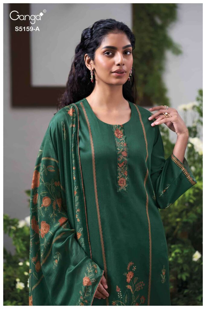 My Fashion Road Ganga Fashion Sukriti Exclusive Cotton Satin Dress | S5159 – A My Fashion Road Ganga Fashion Sukriti Exclusive Cotton Satin Dress | S5159 – A