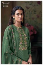 My Fashion Road Ganga Fashion Terrie Premium Cotton Satin Salwar Suit | S5144 – C