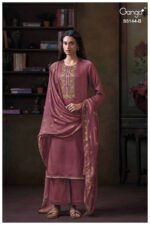 My Fashion Road Ganga Fashion Terrie Premium Cotton Satin Salwar Suit | S5144 – B