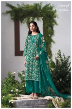 My Fashion Road Ganga Fashion Tilotama Printed Cotton Satin Dress | S5136 – D