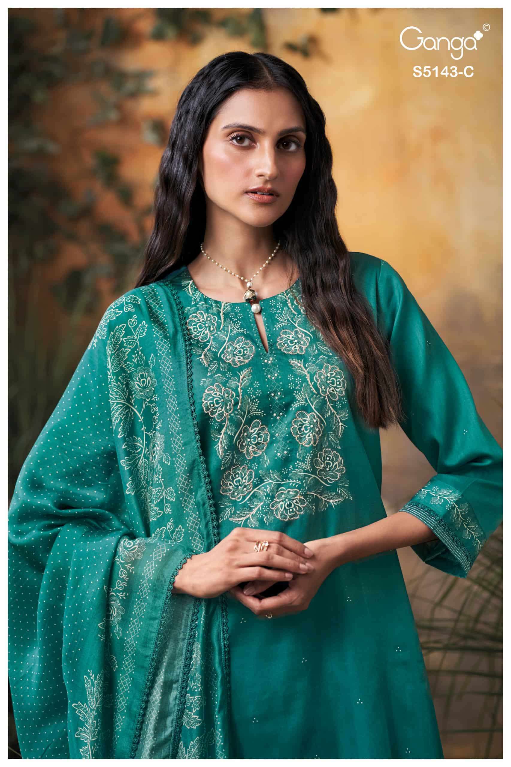 My Fashion Road Ganga Fashion Urvita Exclusive Cotton Satin Dress | S5143 – C My Fashion Road Ganga Fashion Urvita Exclusive Cotton Satin Dress | S5143 – C