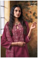 My Fashion Road Ganga Fashion Urvita Exclusive Cotton Satin Dress | S5143 – A