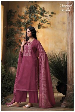 My Fashion Road Ganga Fashion Urvita Exclusive Cotton Satin Dress | S5143 – A My Fashion Road Ganga Fashion Urvita Exclusive Cotton Satin Dress | S5143 – A