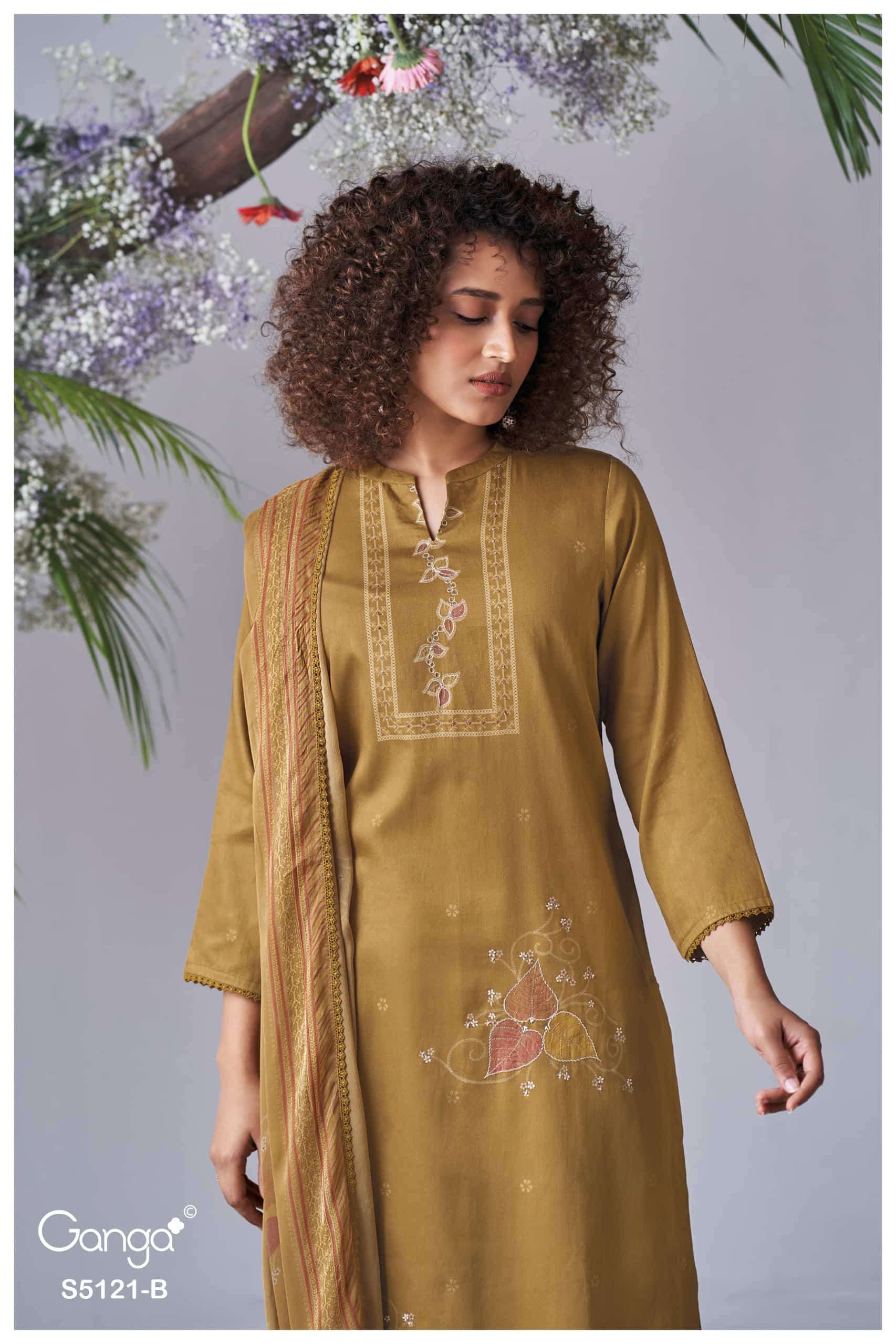 My Fashion Road Ganga Fashion Yalina Fancy Cotton Satin Salwar Suit | S5121 – B My Fashion Road Ganga Fashion Yalina Fancy Cotton Satin Salwar Suit | S5121 – B