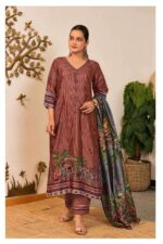My Fashion Road Jay Vijay Anitraa Fancy Tussar Silk Latest Suit Sets | 3330 – D