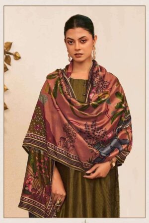 My Fashion Road Jay Vijay Anitraa Fancy Tussar Silk Latest Suit Sets | 3330 – B