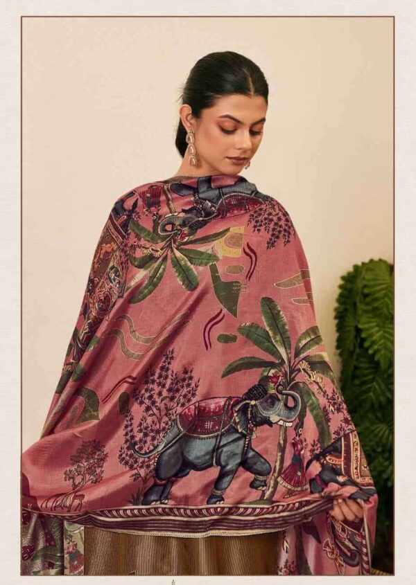 My Fashion Road Jay Vijay Anitraa Fancy Tussar Silk Latest Suit Sets | 3330 – A