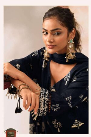 My Fashion Road Jay Vijay Meeha Designer Silk Premium Ladies Suit | 3316 – B