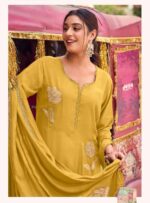 My Fashion Road Jay Vijay Pravika Fancy Muslin Silk Designer Suit | 3345 – D