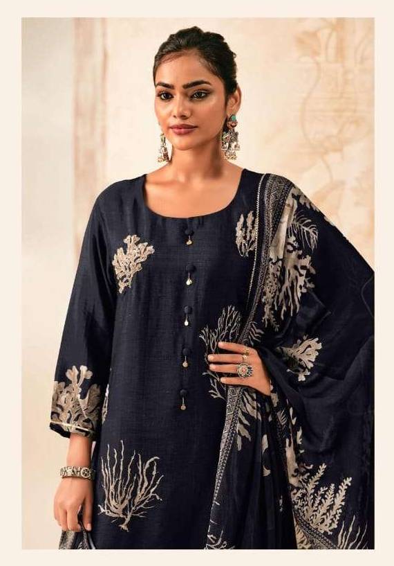 My Fashion Road Jay Vijay Rishvika Fancy Bemberg Silk Premium Suits | 3318 – A
