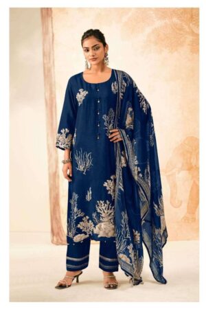 My Fashion Road Jay Vijay Rishvika Fancy Bemberg Silk Premium Suits | 3318 – C