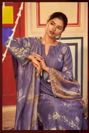 My Fashion Road Jay Vijay Roshandaan Premium Designs Chanderi Suit | 11314