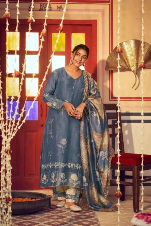 My Fashion Road Jay Vijay Roshandaan Premium Designs Chanderi Suit | 11312