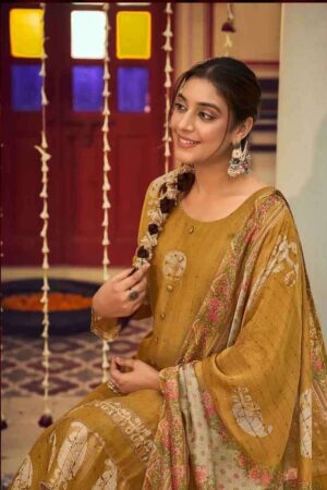 My Fashion Road Jay Vijay Roshandaan Premium Designs Chanderi Suit | 11313