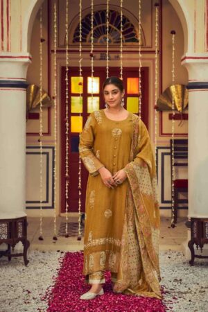 My Fashion Road Jay Vijay Roshandaan Premium Designs Chanderi Suit | 11313