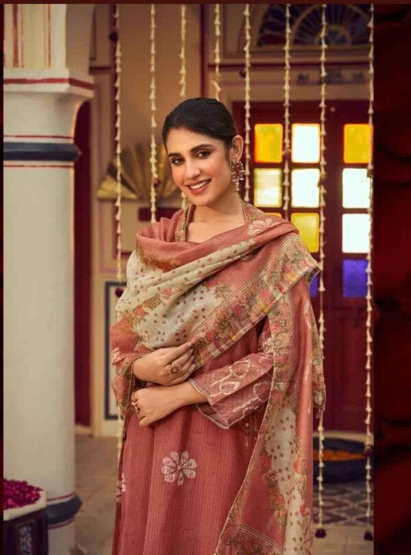 My Fashion Road Jay Vijay Roshandaan Premium Designs Chanderi Suit | 11311