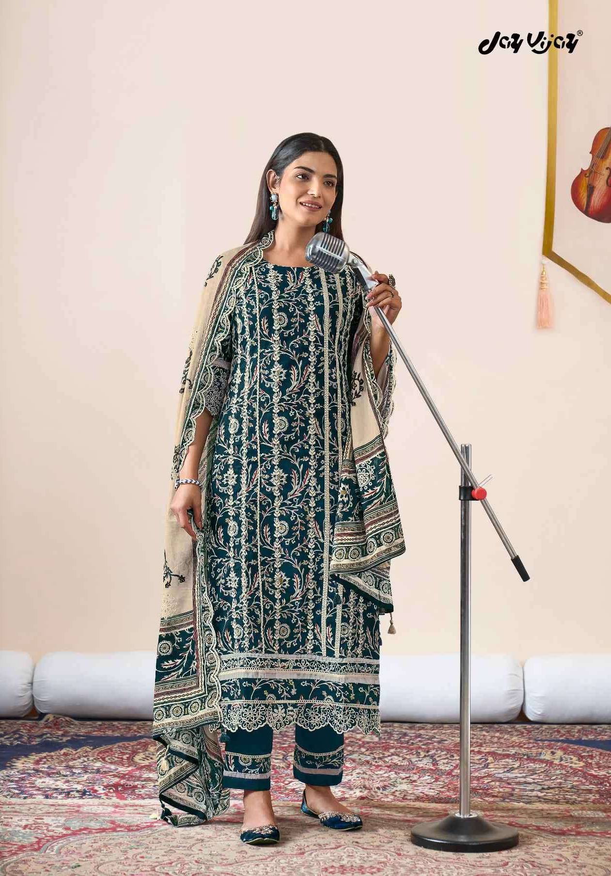 My Fashion Road Jay Vijay Sangeet Sandhya Jahaan Vol 2 Pure Cotton Block Print Suit | 92 : 47 My Fashion Road Jay Vijay Sangeet Sandhya Jahaan Vol 2 Pure Cotton Block Print Suit | 92 : 47
