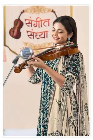 My Fashion Road Jay Vijay Sangeet Sandhya Jahaan Vol 2 Pure Cotton Block Print Suit | 92 : 47