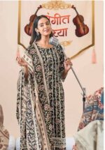 My Fashion Road Jay Vijay Sangeet Sandhya Jahaan Vol 2 Pure Cotton Block Print Suit | 92 : 47