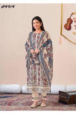 My Fashion Road Jay Vijay Sangeet Sandhya Jahaan Vol 2 Pure Cotton Block Print Suit | 92 : 42