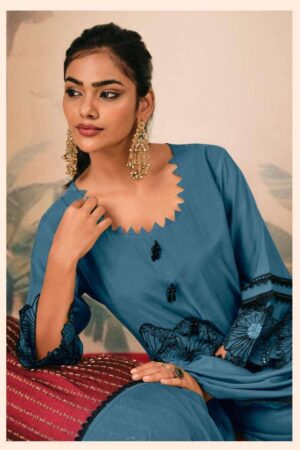 My Fashion Road Jay Vijay Sayraa Premium Design Muslin Silk Suit | 3319 – B