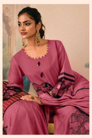 My Fashion Road Jay Vijay Sayraa Premium Design Muslin Silk Suit | 3319 – A