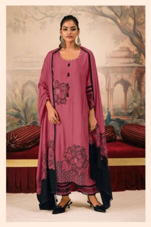 My Fashion Road Jay Vijay Sayraa Premium Design Muslin Silk Suit | 3319 – A