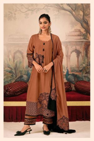 My Fashion Road Jay Vijay Sayraa Premium Design Muslin Silk Suit | 3319 – D My Fashion Road Jay Vijay Sayraa Premium Design Muslin Silk Suit | 3319 – D
