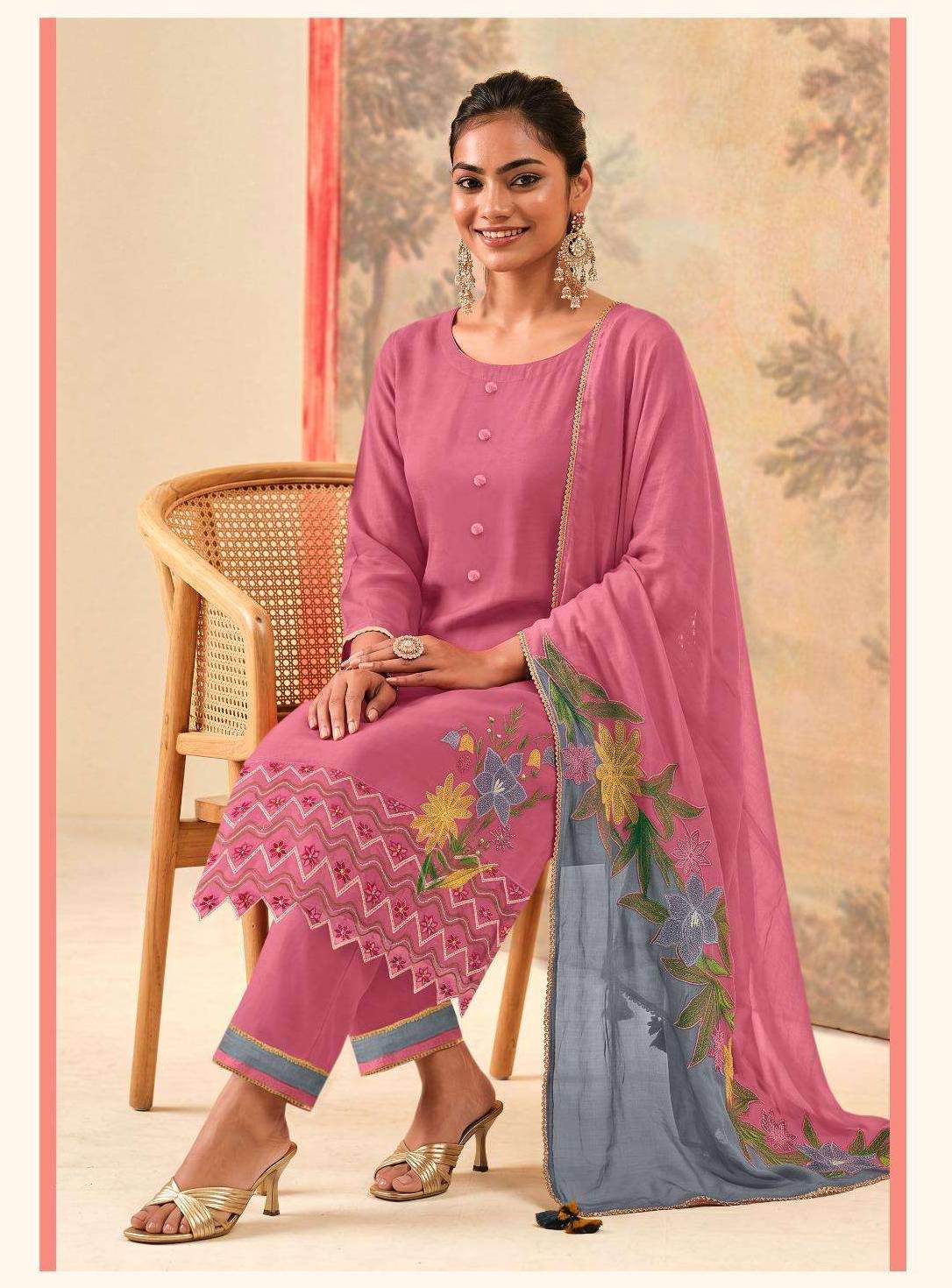 My Fashion Road Jay Vijay Shezlin Exclusive Designer Organza Suit | 3320 – C My Fashion Road Jay Vijay Shezlin Exclusive Designer Organza Suit | 3320 – C