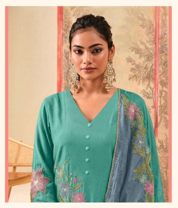 My Fashion Road Jay Vijay Shezlin Exclusive Designer Organza Suit | 3320 – D