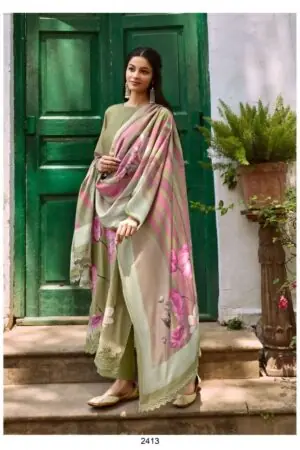 My Fashion Road Kimora Dehri Digital Printed Pure Muslin Suit | 2413