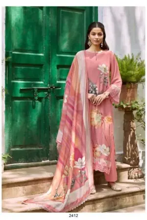 My Fashion Road Kimora Dehri Digital Printed Pure Muslin Suit | 2412