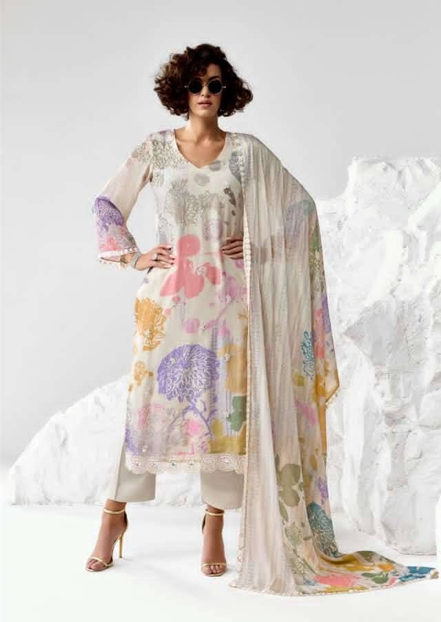 My Fashion Road Kimora Heer Exclusive Pure Muslin Salwar Suit | 9981 My Fashion Road Kimora Heer Exclusive Pure Muslin Salwar Suit | 9981