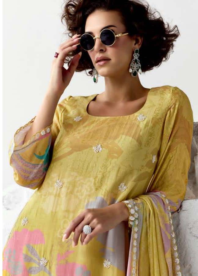 My Fashion Road Kimora Heer Exclusive Pure Muslin Salwar Suit | 9983 My Fashion Road Kimora Heer Exclusive Pure Muslin Salwar Suit | 9983