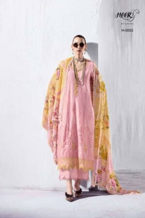 My Fashion Road Kimora Heer Stardom Premium Designs Muslin Suit | H – 0053
