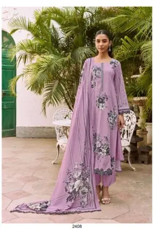 My Fashion Road Kimora Shaam Digital Printed Pure Muslin Suit | 2408