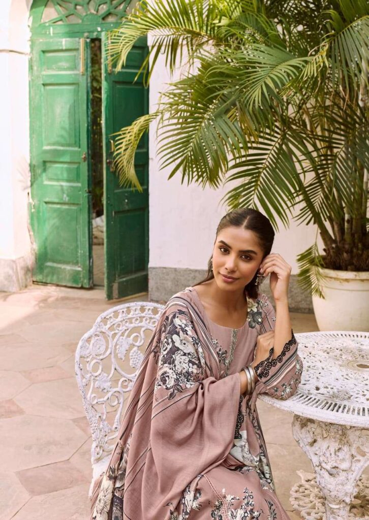 My Fashion Road Kimora Shaam Digital Printed Pure Muslin Suit | 2409 My Fashion Road Kimora Shaam Digital Printed Pure Muslin Suit | 2409