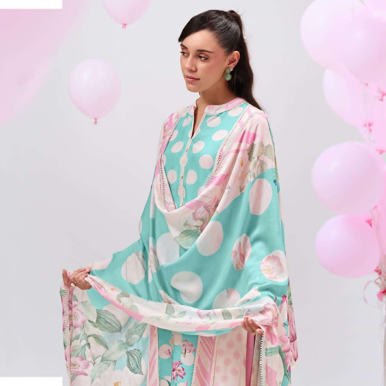 My Fashion Road Kimora Sohni Bebo Digital Printed Muslin Dress | 881 My Fashion Road Kimora Sohni Bebo Digital Printed Muslin Dress | 881