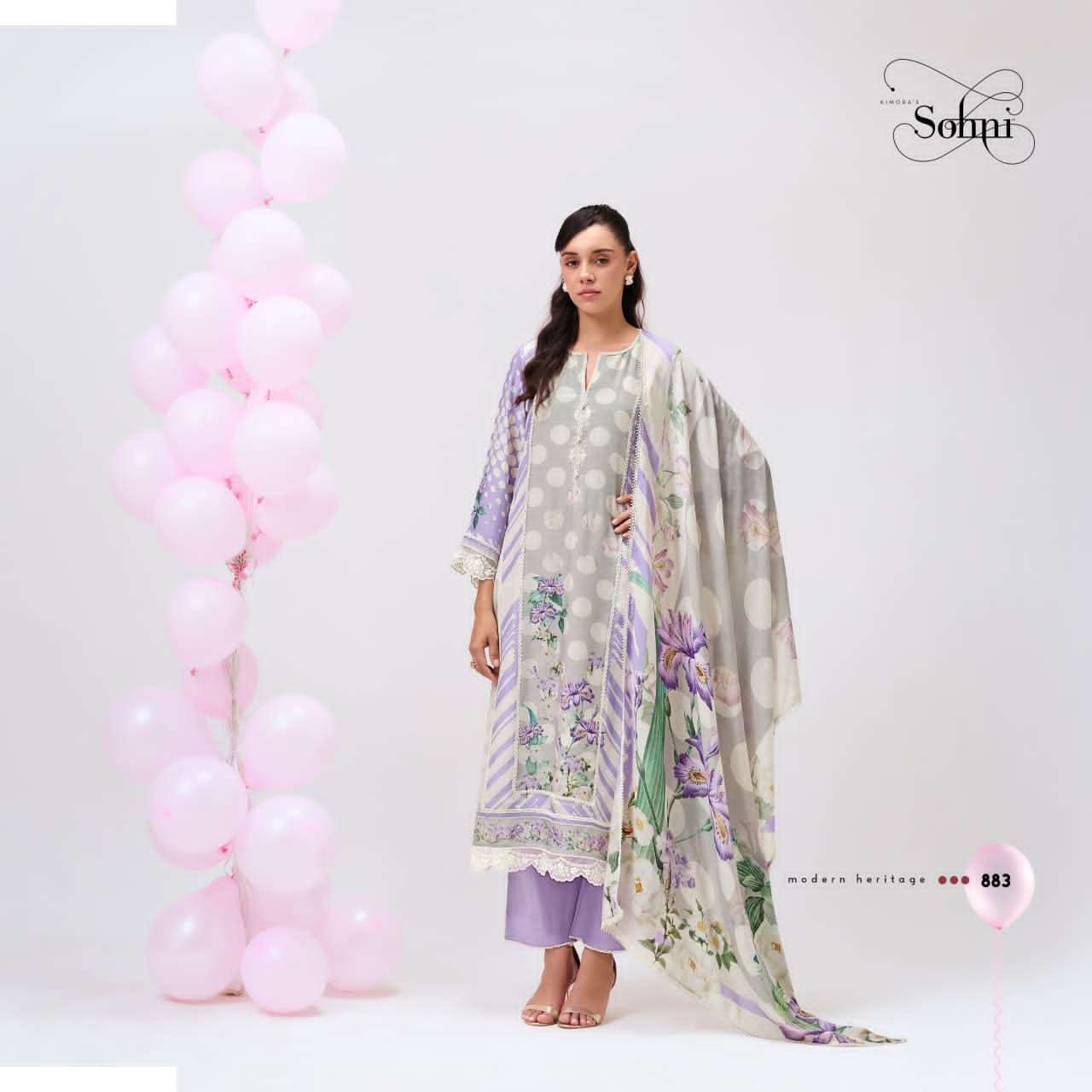My Fashion Road Kimora Sohni Bebo Digital Printed Muslin Dress | 883 My Fashion Road Kimora Sohni Bebo Digital Printed Muslin Dress | 883