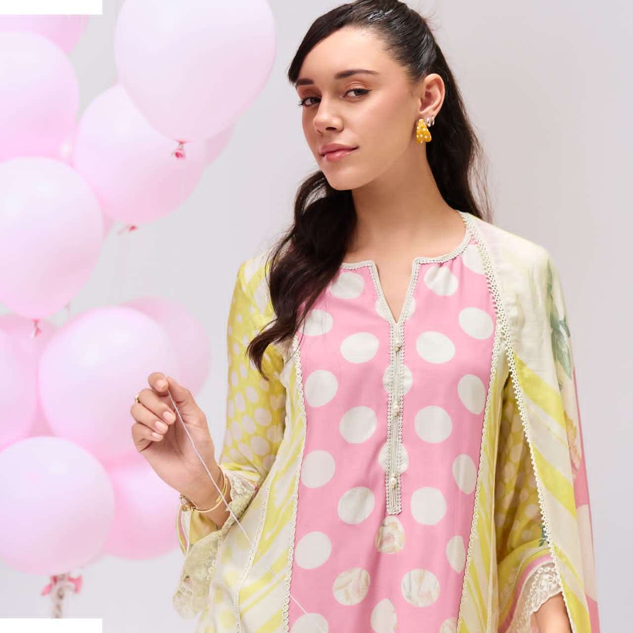My Fashion Road Kimora Sohni Bebo Digital Printed Muslin Dress | 882 My Fashion Road Kimora Sohni Bebo Digital Printed Muslin Dress | 882