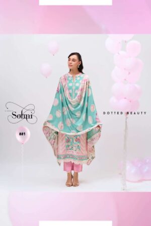 My Fashion Road Kimora Sohni Bebo Digital Printed Muslin Dress | 881