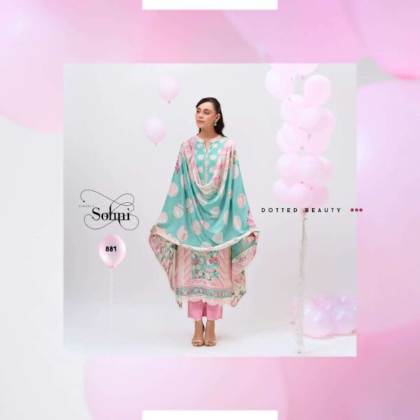My Fashion Road Kimora Sohni Bebo Digital Printed Muslin Dress | 881