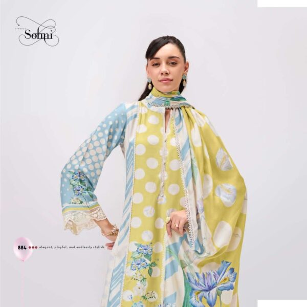My Fashion Road Kimora Sohni Bebo Digital Printed Muslin Dress | 884