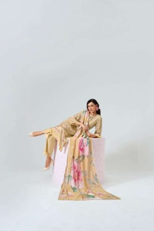 My Fashion Road Kimora Sohni Nigaar Pure Muslin Designer Suit | 984