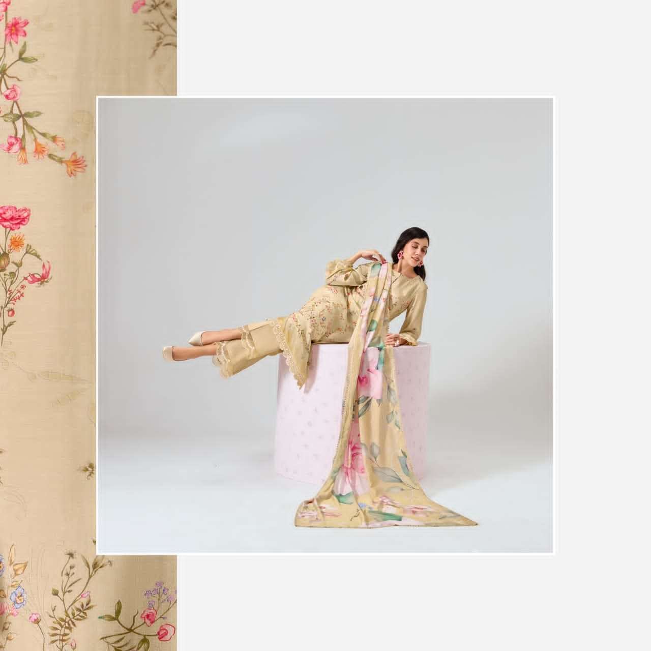 My Fashion Road Kimora Sohni Nigaar Pure Muslin Designer Suit | 984 My Fashion Road Kimora Sohni Nigaar Pure Muslin Designer Suit | 984