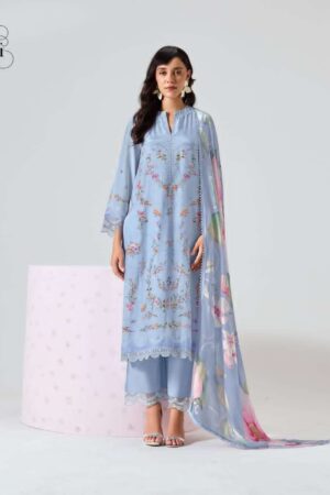 My Fashion Road Kimora Sohni Nigaar Pure Muslin Designer Suit | 983