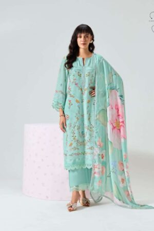 My Fashion Road Kimora Sohni Nigaar Pure Muslin Designer Suit | 981